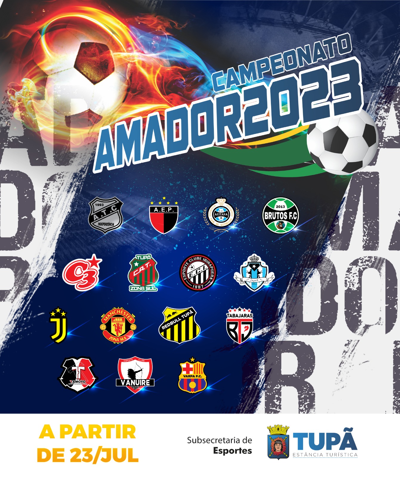 CAMPEONATO SOMBRIENSE DE FUTEBOL AMADOR SEGUNDA DIVISÃO (1º edição - Ano  2023) - Liga Atlética Vale do Mampituba