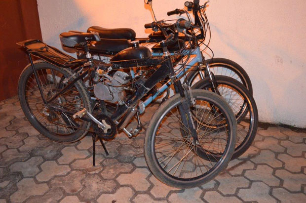 PM apreende bicicletas motorizadas em operação em Tupã