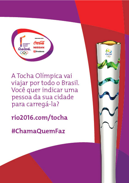 Paraguaçuenses podem se inscrever para conduzir da Tocha Olímpica Rio 2016