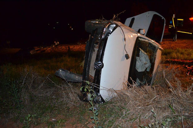 Dois ficam feridos em acidente na estrada do Picadão, em Tupã