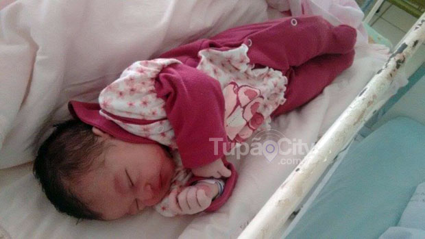 Com mais de 3kg, primeiro bebê de Tupã é uma menina