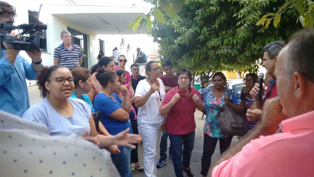 Funcionários do Hospital São Francisco entram em greve por falta de pagamento