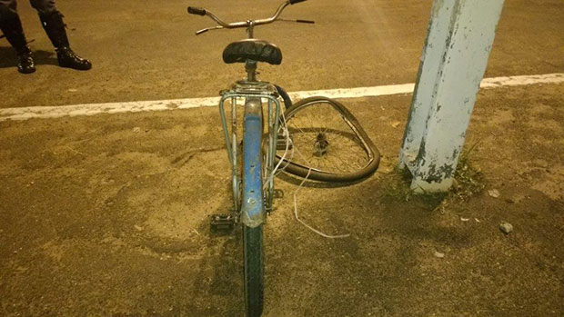 Ciclista é atropelado por ônibus da empresa Guerino Seiscentos