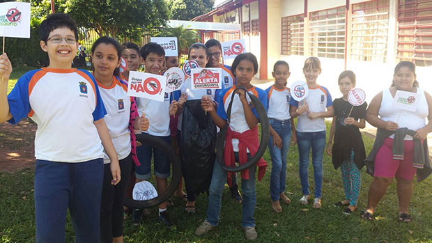 Escolas realizam mobilização contra o Aedes aegypti