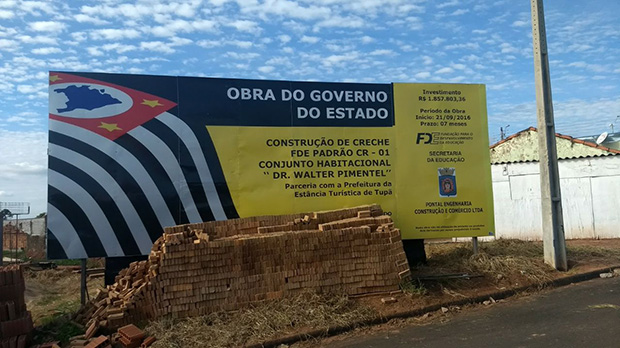 Creche do Jardim Marabá já conta com a primeira etapa executada