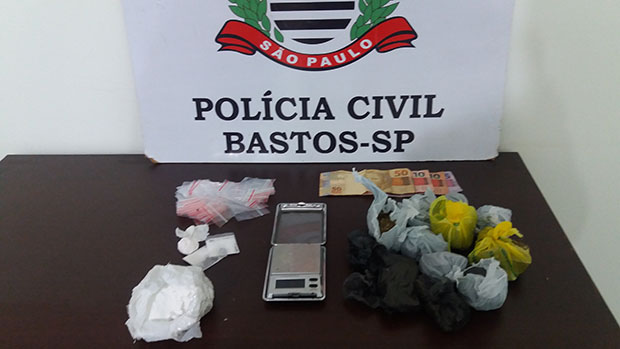 Polícia Civil apreende drogas na residência de acusado de promover tráfico