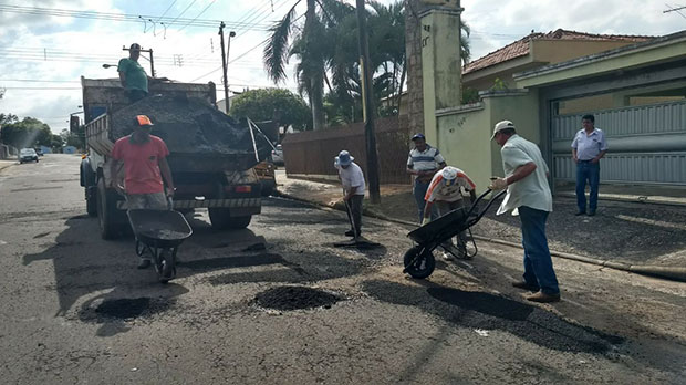 Prefeitura intensifica operação tapa-buracos