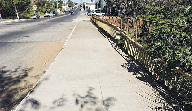 Obra na ponte da baixada da Tamoios depende de recursos