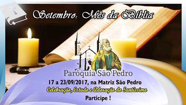 Matriz de São Pedro celebra o mês da Bíblia