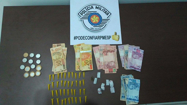 PM de Tupã prende jovem de 19 anos por tráfico em Herculândia