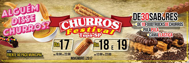 Festival de Churros é realizado pela primeira vez em Tupã