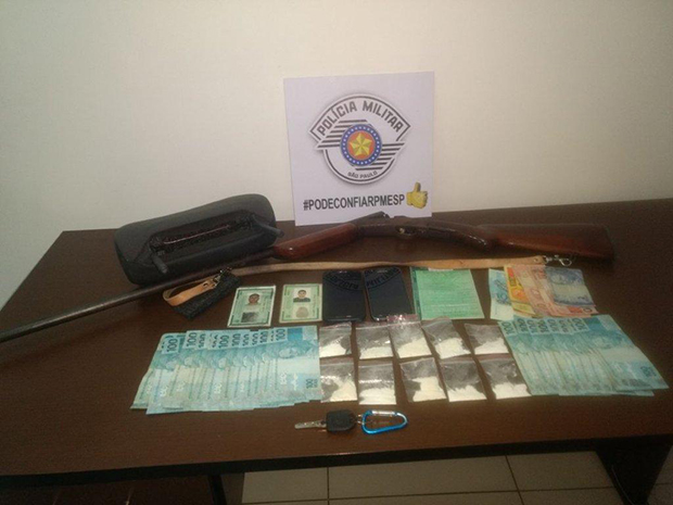 Polícia prende mais um com drogas e arma de fogo em Tupã