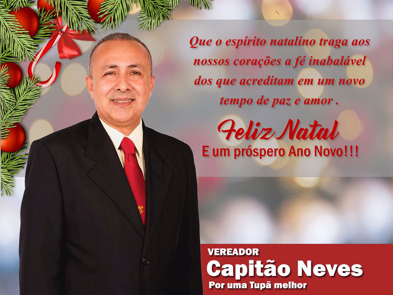 Vereador Capitão Neves felicita população de Tupã