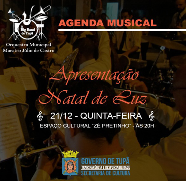 Orquestra Municipal se apresenta no Quinta com Arte desta semana