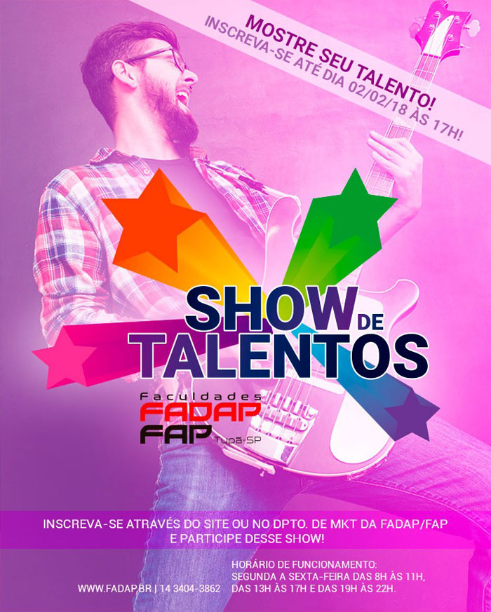 FADAP/FAP realiza Show de Talentos para acadêmicos