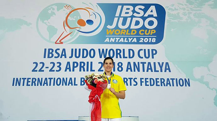 Judoca tupãense conquista medalha de prata na Copa do Mundo de Judô Paralímpico