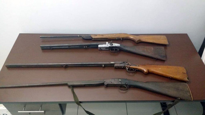 PM apreende 4 armas no Jardim Aritana