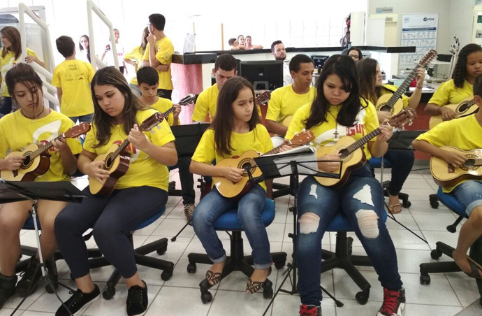 Projeto Guri se apresenta nesta quinta na Praça da Bandeira