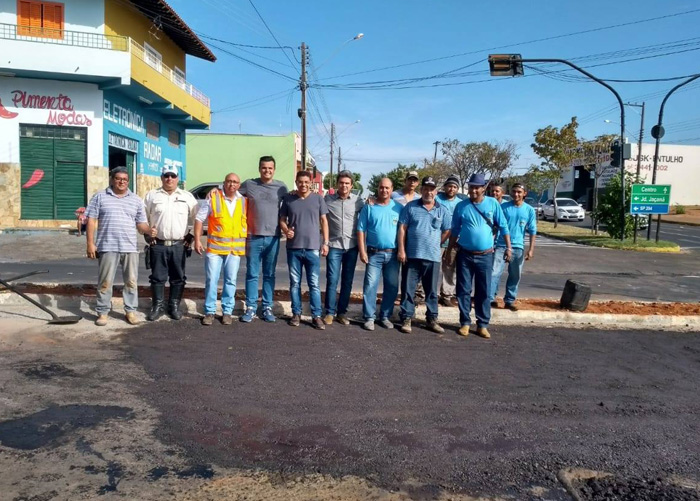 Cruzamento da Marília e Aníbal Davoli recebe diversas melhorias