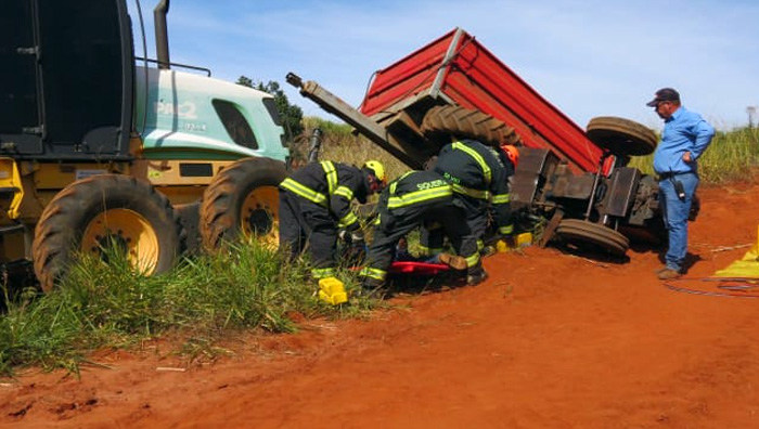 Tratorista morre após acidente de trabalho na zona rural de Parapuã