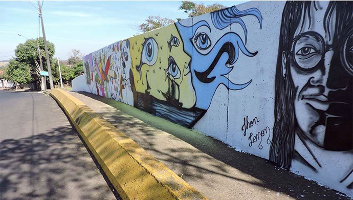 Arte do Grafite é vista em diversos pontos da cidade