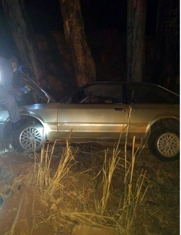 Motorista perde controle de veículo, bate em árvore e cai em barranco na estrada do Sete