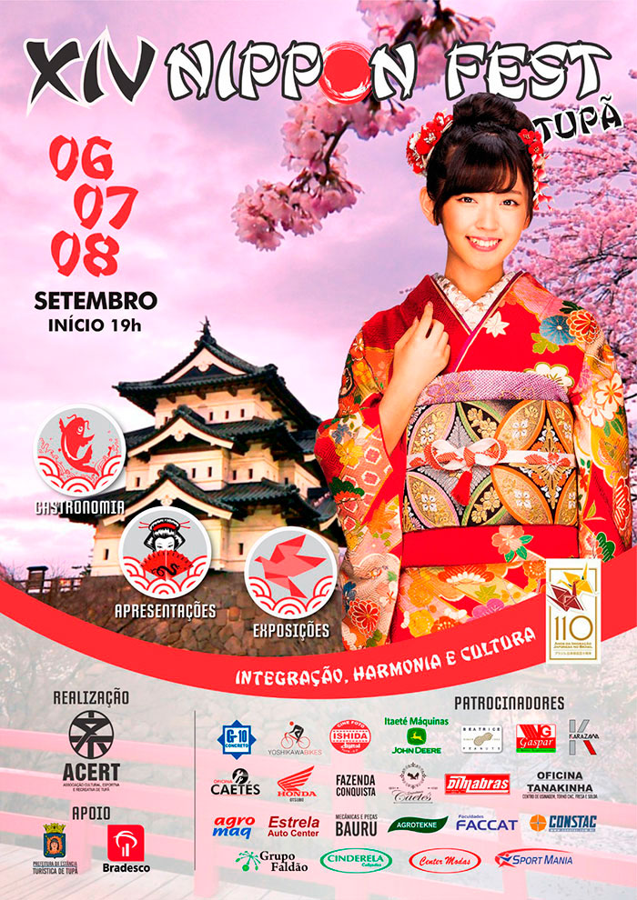 14º Nippon Fest começa nesta quinta-feira com apresentações e praça de alimentação