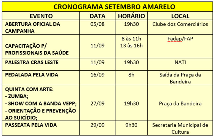 1ª Pedalada Pela Vida será realizada neste domingo