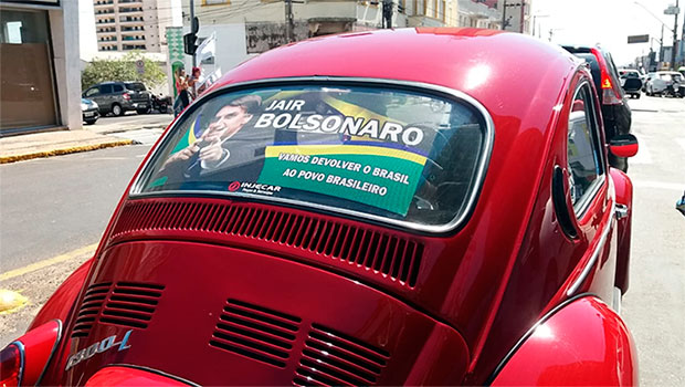 Tupã terá carreata em apoio à candidatura de Jair Bolsonaro