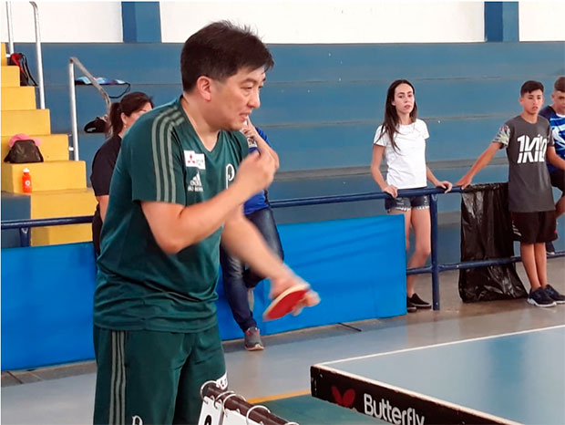 Campeão Pan-Americano de Tênis de Mesa participa de evento em Tupã