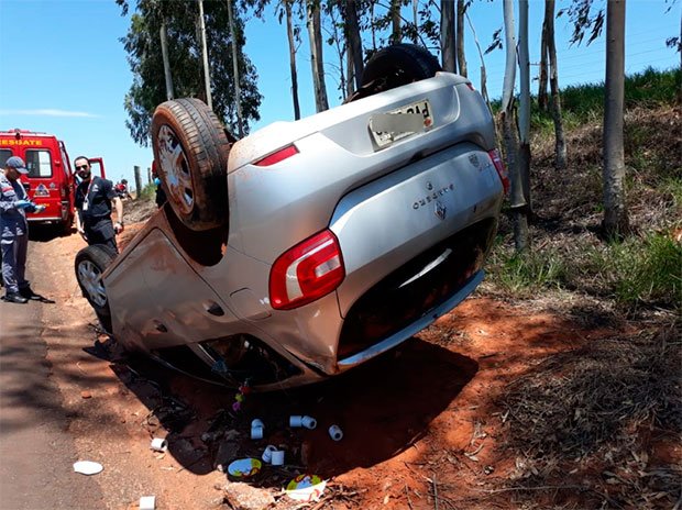 Buraco na pista pode ter sido causa de acidente na vicinal Tupã x Bastos