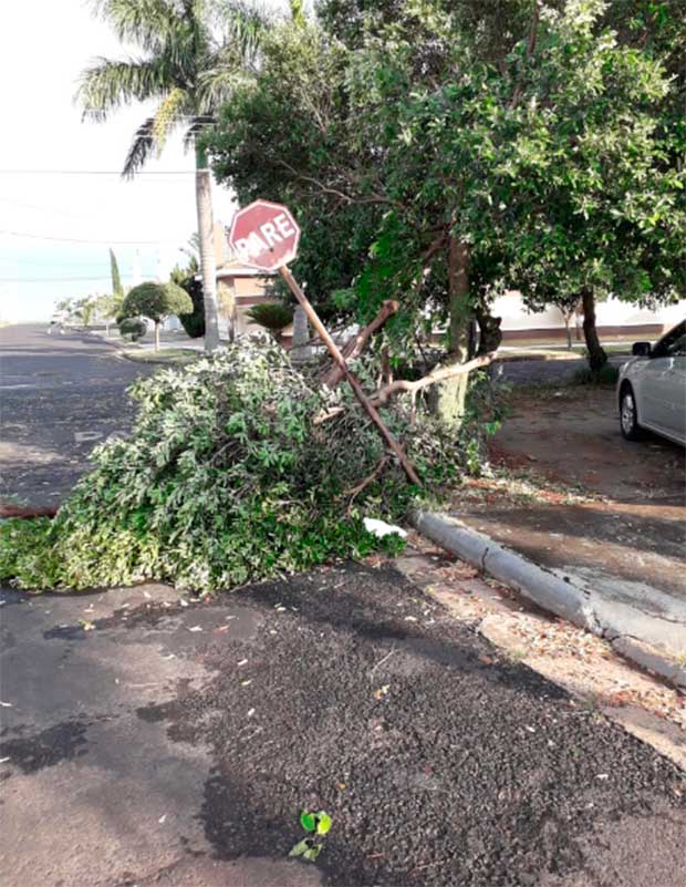 Prefeitura trabalha para recuperar os estragos causados pelo temporal