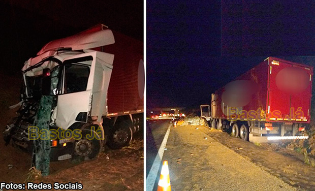 Caminhoneiro de Bastos sofre acidente na Rodovia Castela Branco, em Itu