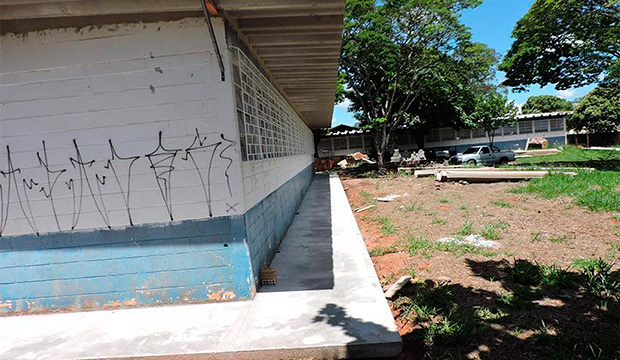 Obras na escola Raul de Mello podem ser concluídas em junho