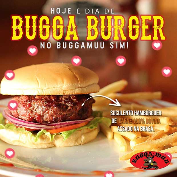 Bugga Muu é nova opção para quem curte hambúrguer artesanal feito na brasa
