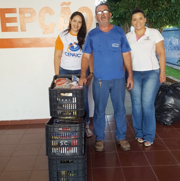 CENAIC Tupã arrecada aproximadamente 200kg de alimentos em Vestibulinho Solidário