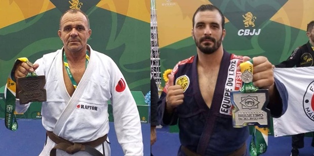 Pai e filho conquistam medalhas no Brasileiro de Jiu-Jitsu 2019