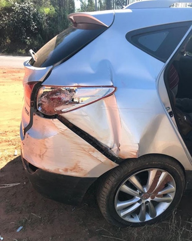 A caminho de festa, cantor bastense sofre acidente de carro próximo a Lins