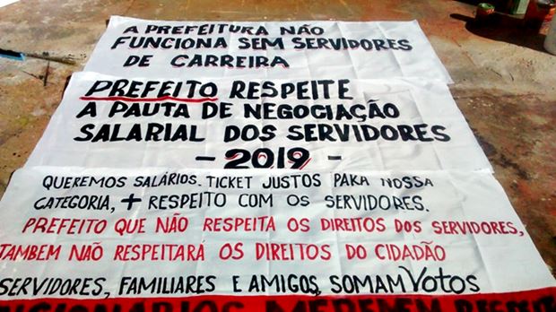 Manifestação de servidores deverá marcar sessão da Câmara desta segunda