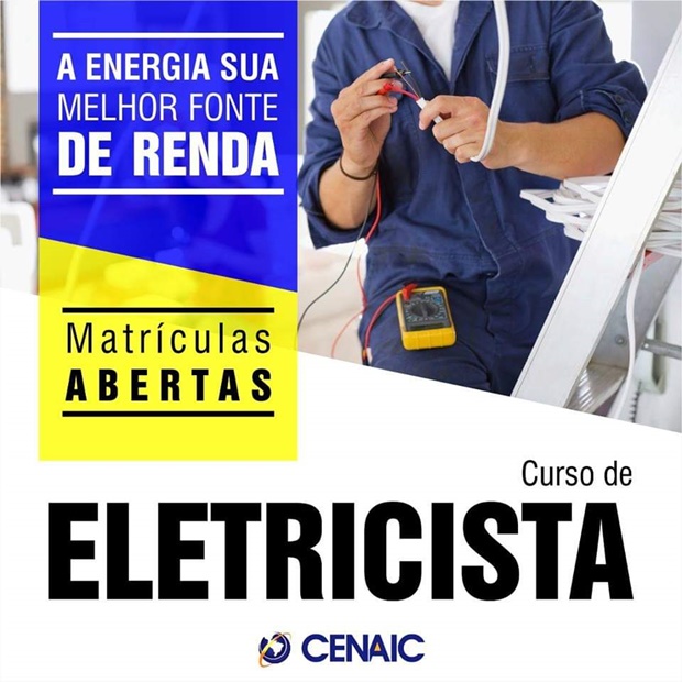 CENAIC está com matrículas abertas para o curso de Eletricista