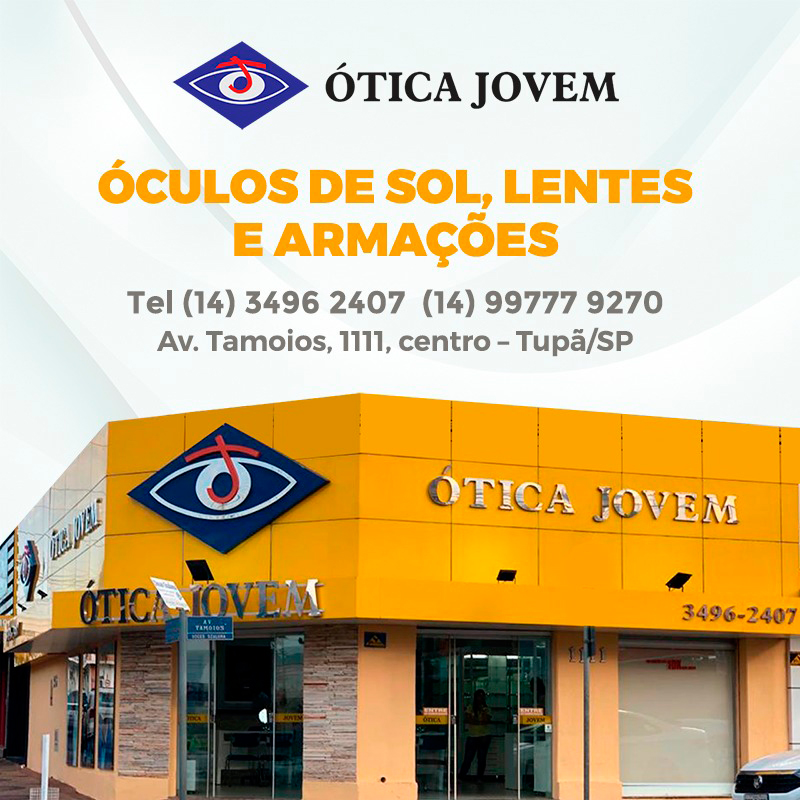 Precisando de óculos novos? Corre pra Ótica Jovem de Tupã