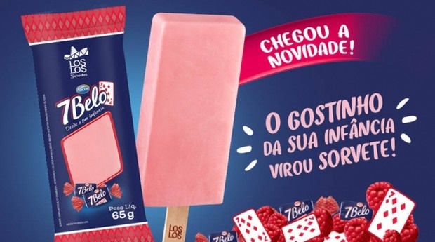 Marca lança sorvete com sabor de bala 7 Belo