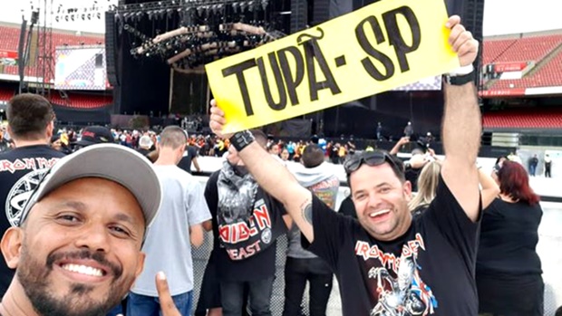 Tupãenses prestigiam show do Iron Maiden no Estádio do Morumbi