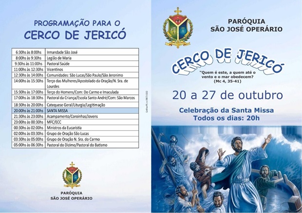 Paróquia São José continua com oração do Cerco de Jericó