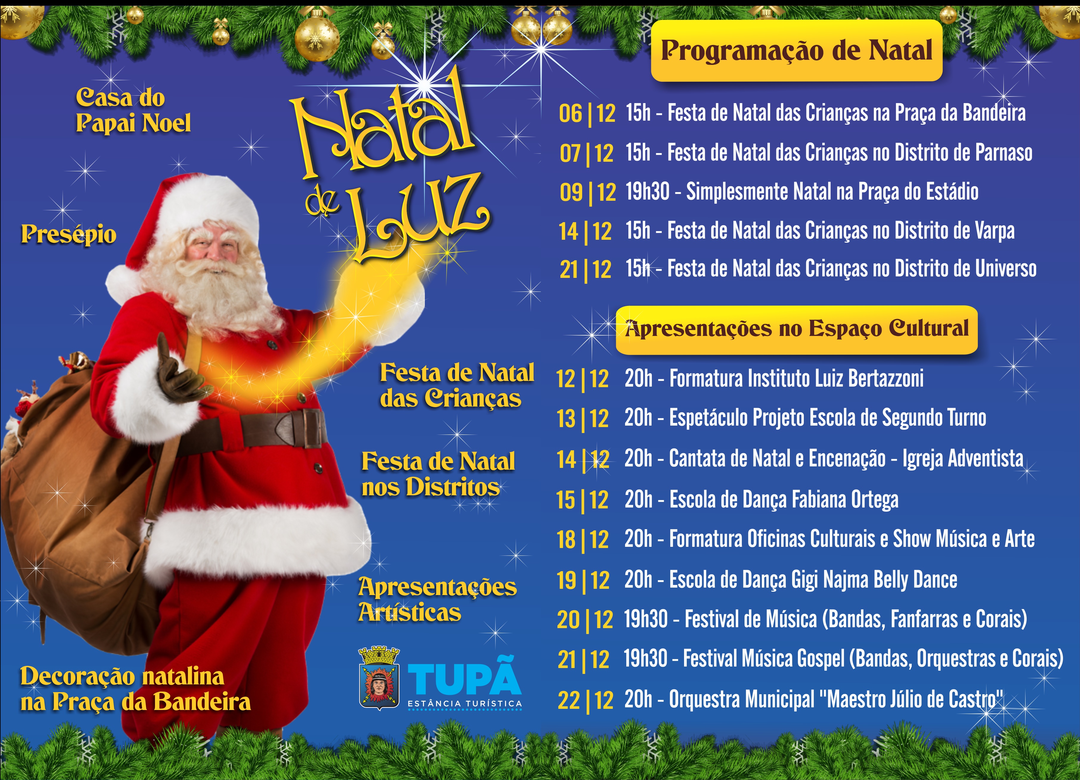 Igreja Adventista traz Cantata de Natal neste sábado no Natal de Luz