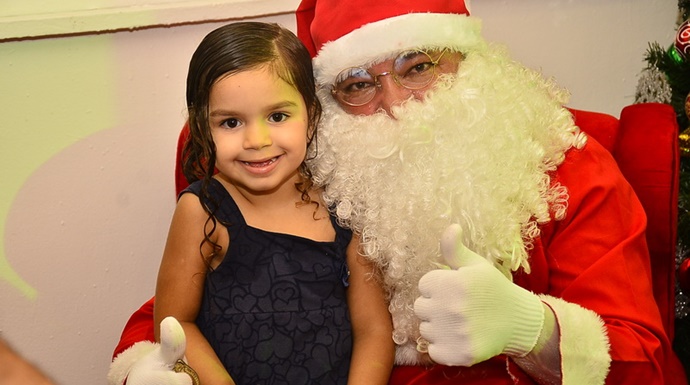 Papai Noel estará na Praça da Figueira nesta quarta-feira