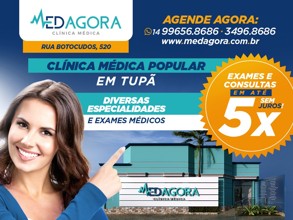Clínica popular em Tupã oferece consultas com preço acessível e opção de parcelamento