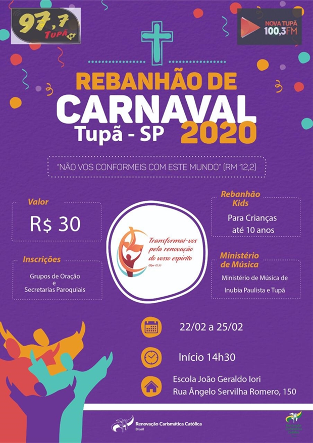 Rebanhão de Carnaval 2020 será realizado na próxima semana