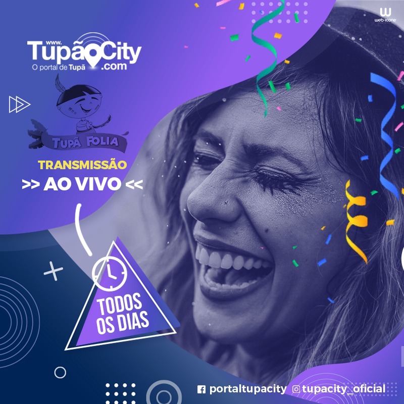 Tupacity vai transmitir ao vivo as 4 noites e duas matinês do Tupã Folia 2020