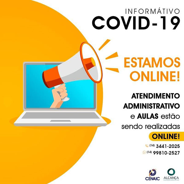 CENAIC Tupã irá realizar aulas online com alunos já matriculados